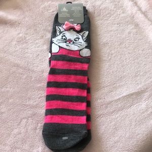 Disney Marie knee high socks